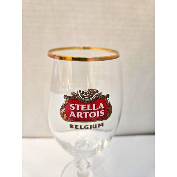 STELLA ARTOIS Special Edition 33cl Beer Goblet 7.5" Stemmed Glass Set of 6 - Picture 2 of 3